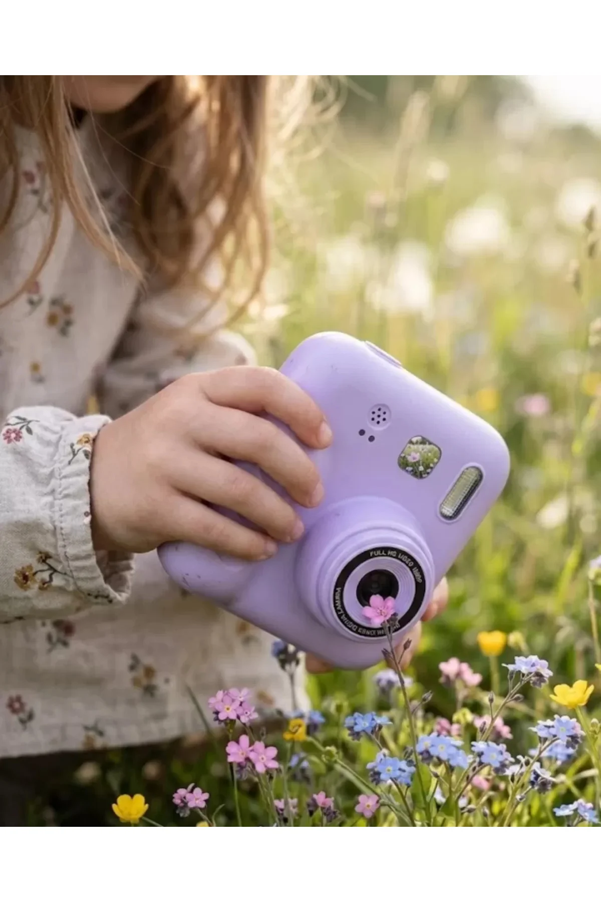 Mini Çocuk Kamerası Fotoğraf Video Çekim 4 Rulo Kağıt Ve 5 Kalem 