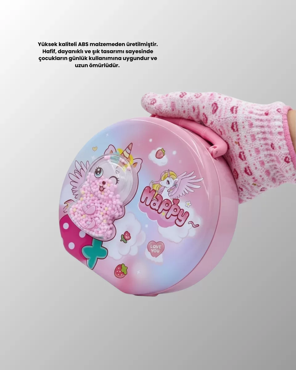 Mini Çocuk Para Kasası Güvenli Kilitli Birikim Kutusu - Çocukların Sorumluluk ve Tasarruf Alışkanlığını Kazandırın