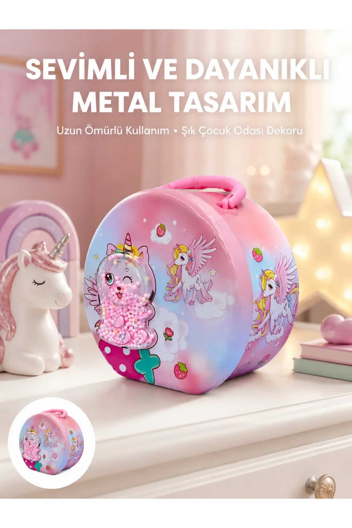 Mini Çocuk Para Kasası Gizli Saklama Ve Birikim Kutusu