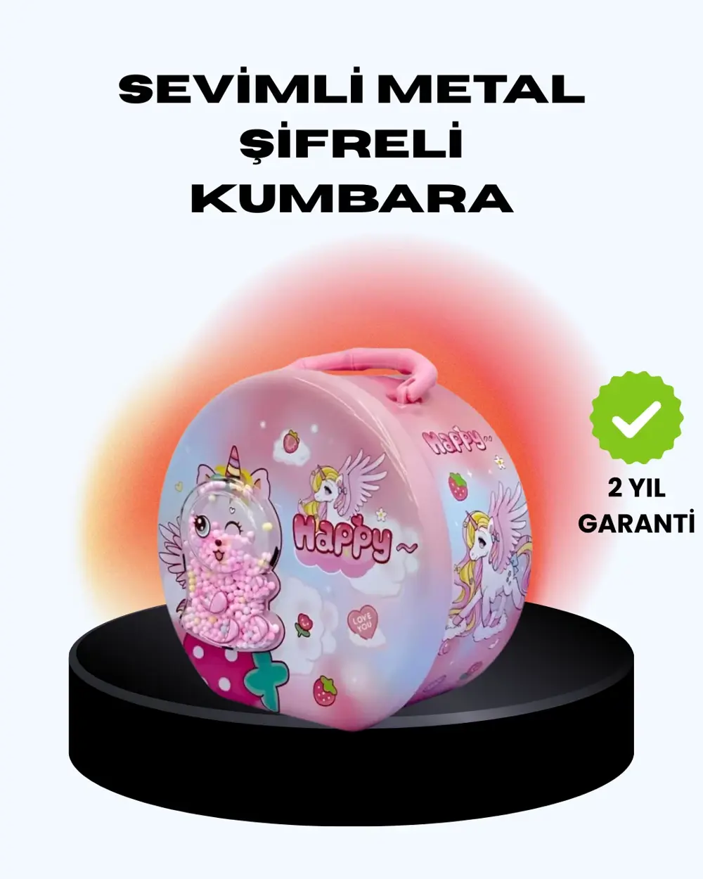 Mini Çocuk Para Kasası Gizli Saklama ve Birikim Kutusu