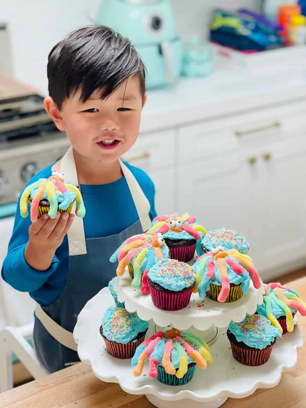 Mini Çocuklar İçin Cupcake Fırın Kalıbı 6 Büyük Bölmeli Muffin Ke
