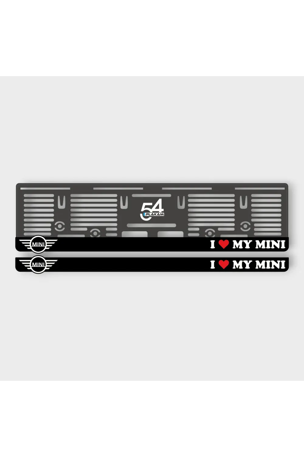 MINI COOPER I MY MINI 3D KABARTMALI PLEKSİ ARABA PLAKALIĞI