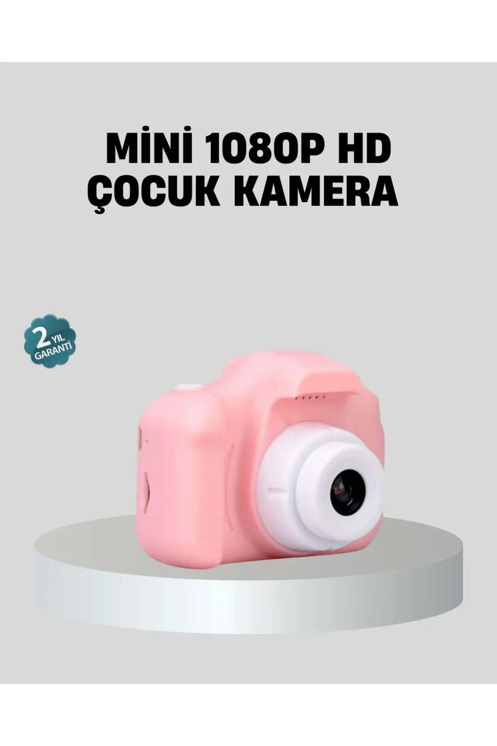 Mini Dijital Çocuk Kamerası 8MP HD Ekranlı 1080P Video ve Şarjlı