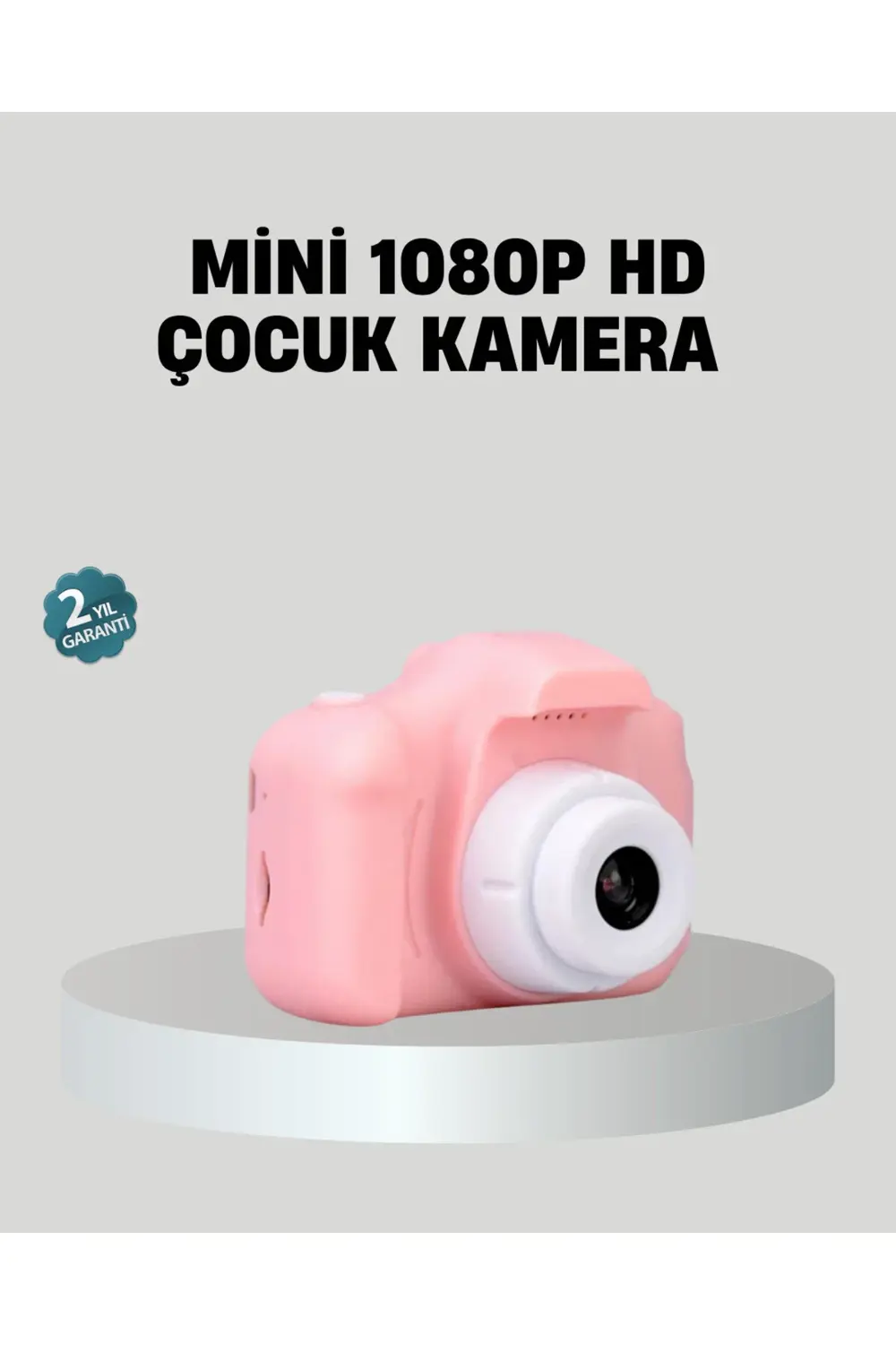 Mini Dijital Çocuk Kamerası 8MP HD Ekranlı 1080P Video ve Şarjlı