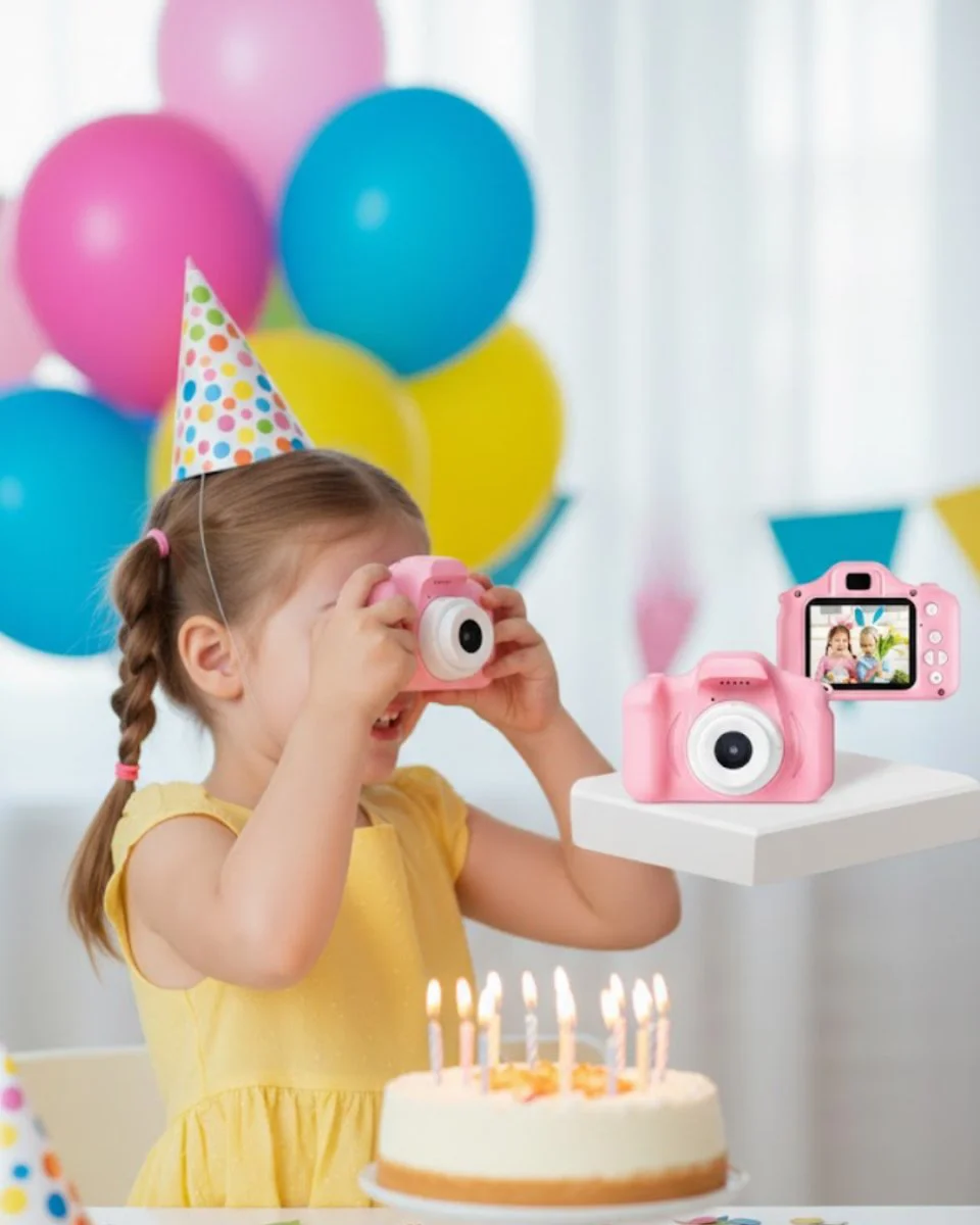 Mini Dijital Kamera HD Video Kayıt ve Fotoğraf Çekim Özellikli Taşınabilir Cihaz