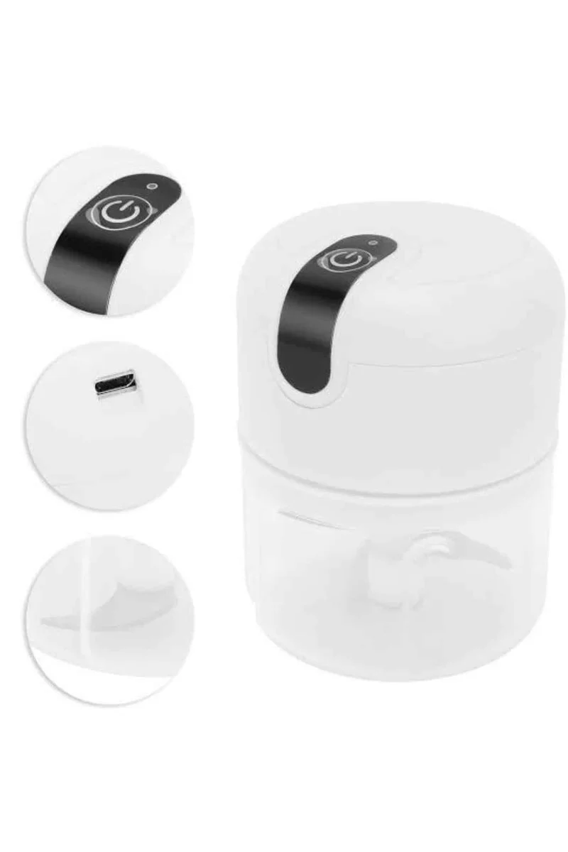 Mini Doğrayıcı Rondo Blender Taşınabilir USB Şarjlı Kompakt Mutfak Yardımcısı - 250ml Kapasiteli