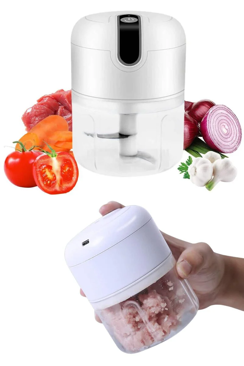 Mini Doğrayıcı Rondo Blender Taşınabilir USB Şarjlı Kompakt Mutfak Yardımcısı - 250ml Kapasiteli