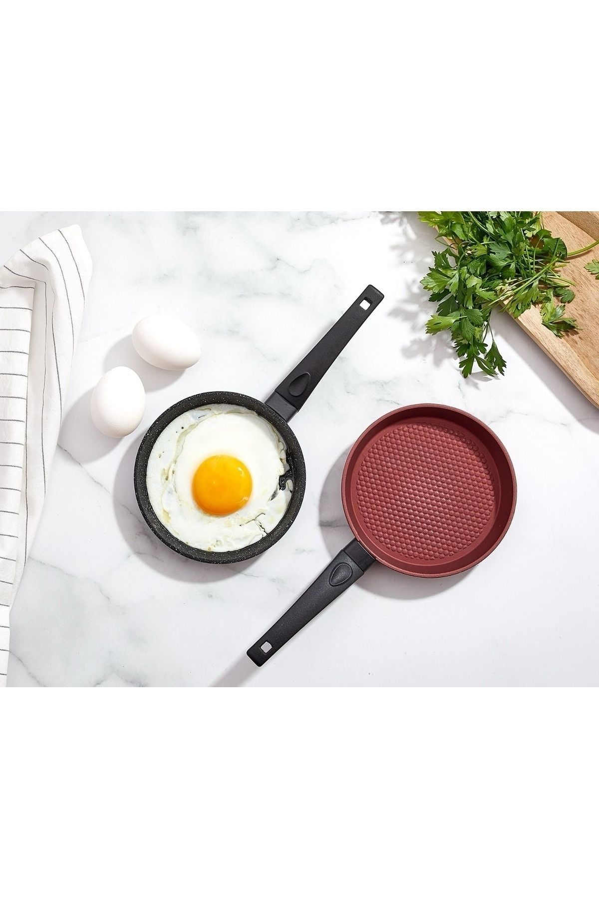 Mini Döküm Granit Sos tava