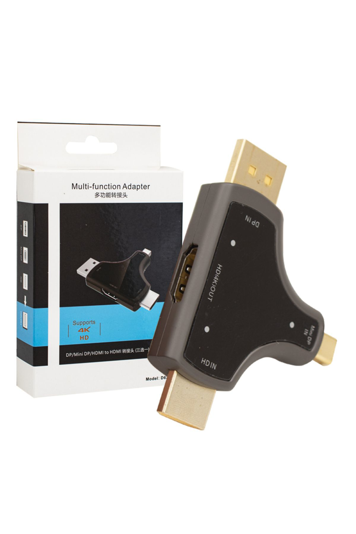 Ok Aksesuar Mini Dp+Dp+Hdmi To Hdmi 4K Çevirici Go50604965530