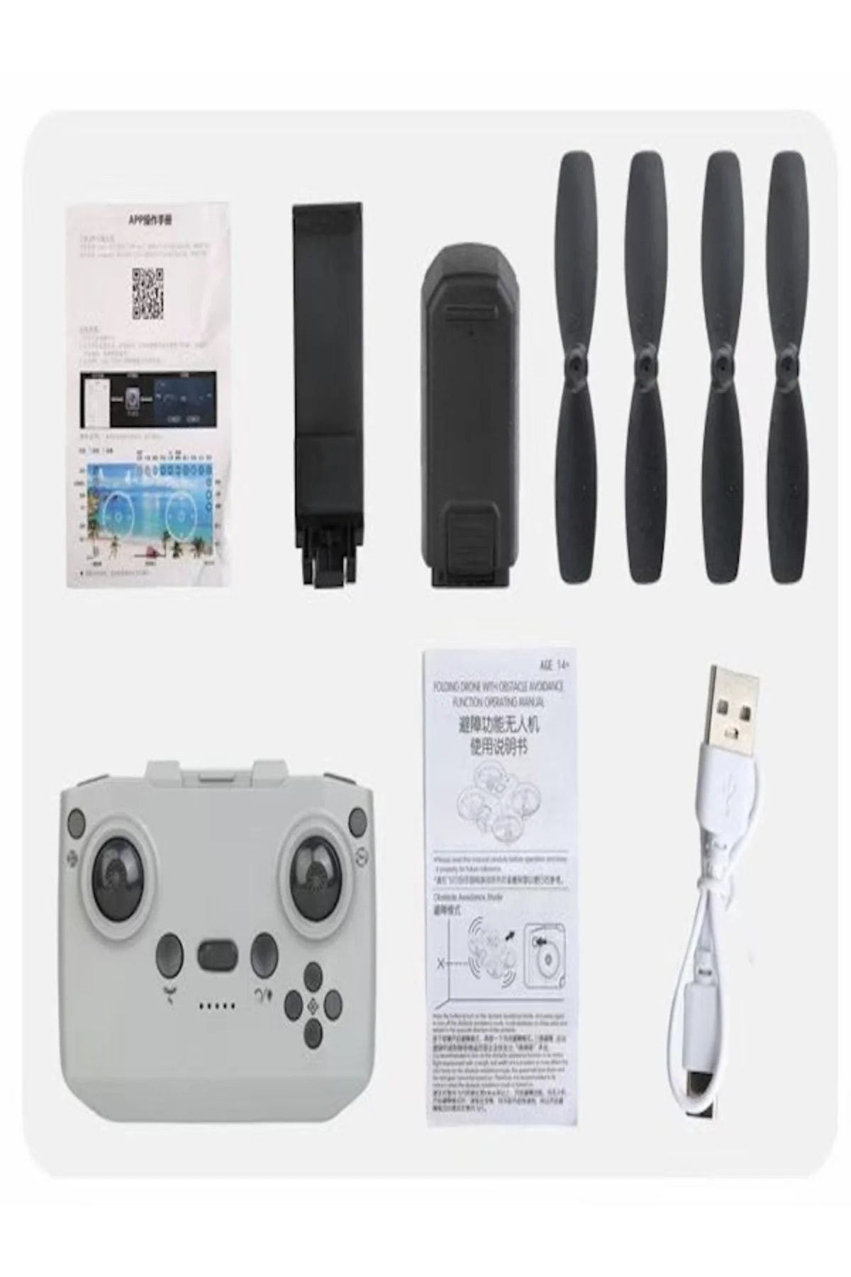Mini Drone ile 1080P Full HD Kamera, 500-1000 Metre Uçuş Mesafesi ve 20-30 Dakika Uçuş Süresi