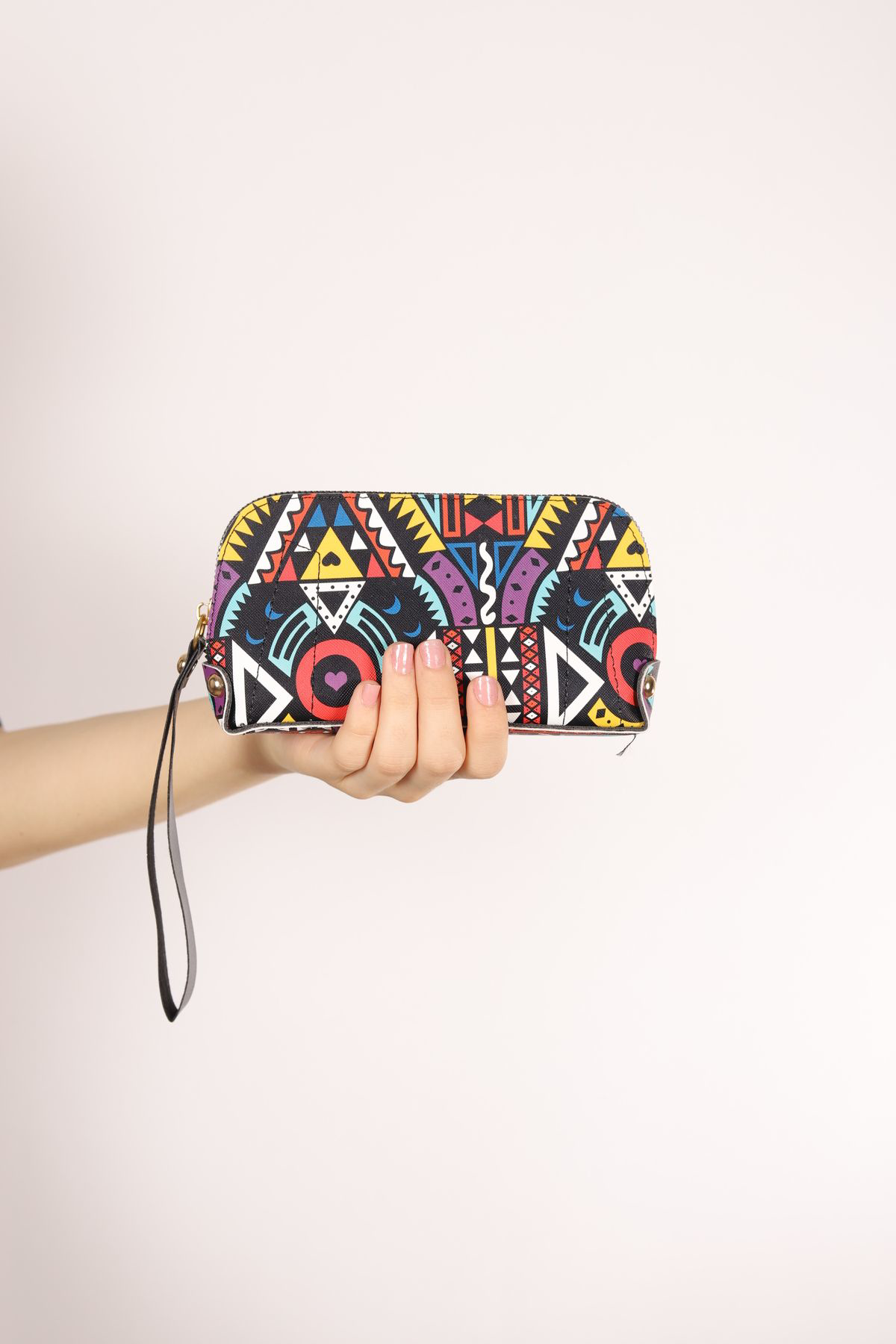 Bagmolly Mini El Çantasi Totem Desen Cüzdan