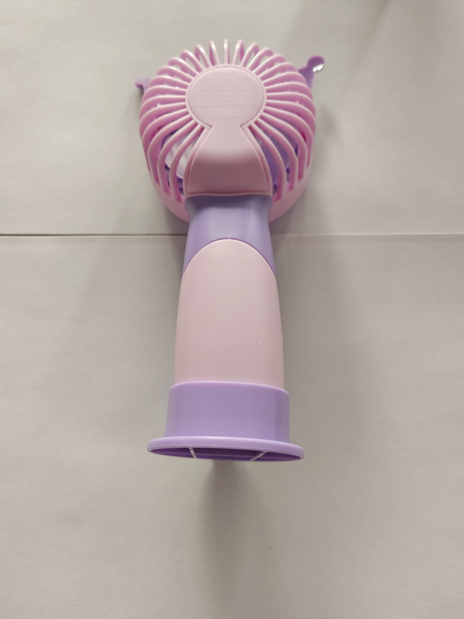 Luluyen Mini El Fanı Şarjlı Telefon Tutuculu Figürlü 3 Kademeli Taşınabil