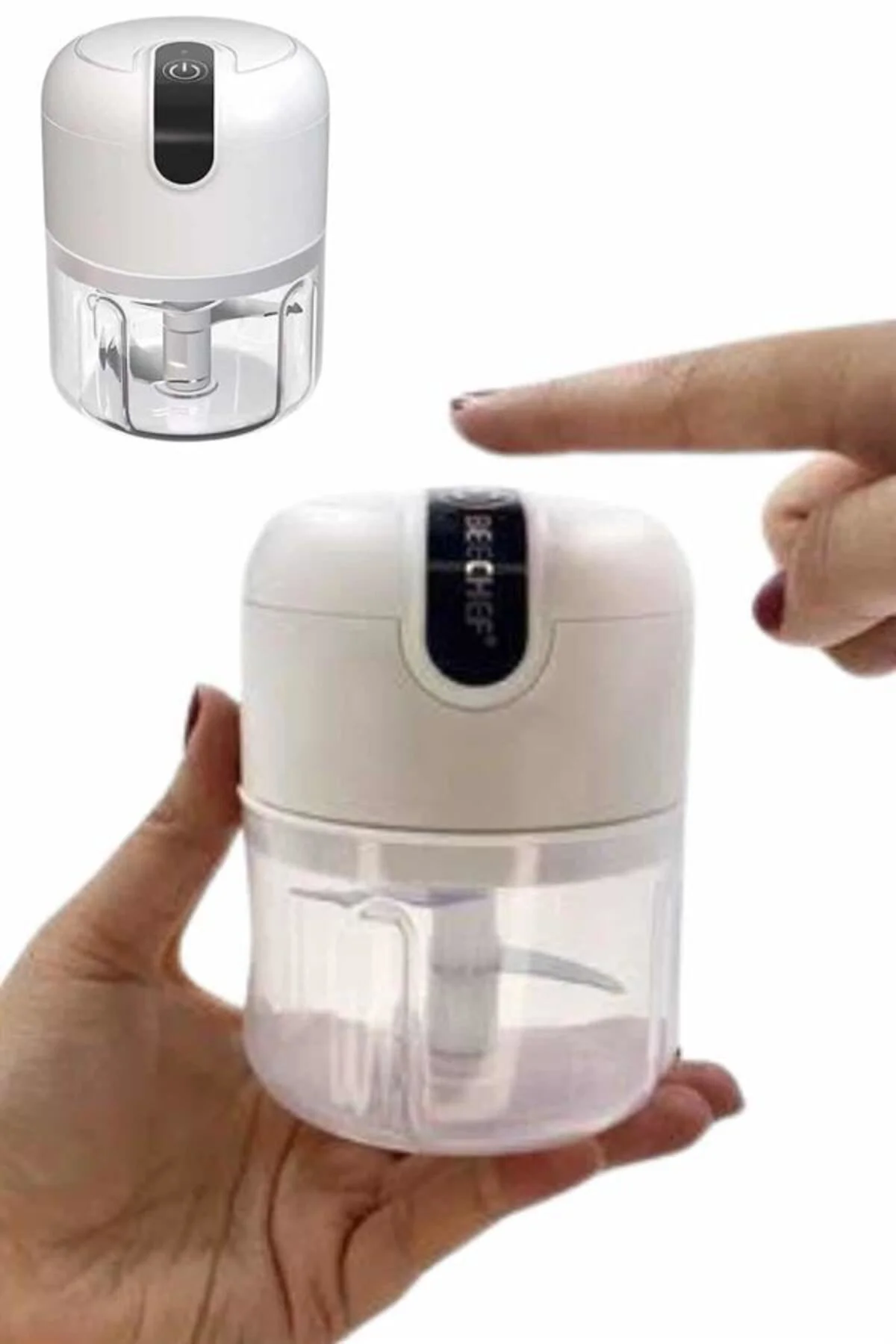Mini El Rondosu Lı Doğrayıcı Taşınabilir Rondo Blder 250 Ml