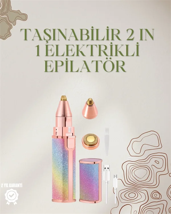 Mini Elektrikli Epilatör Cihazı – USB Şarjlı, Acısız Yüz ve Kaş Bakım Aleti Fiyatı, Yorumları ve Özellikleri