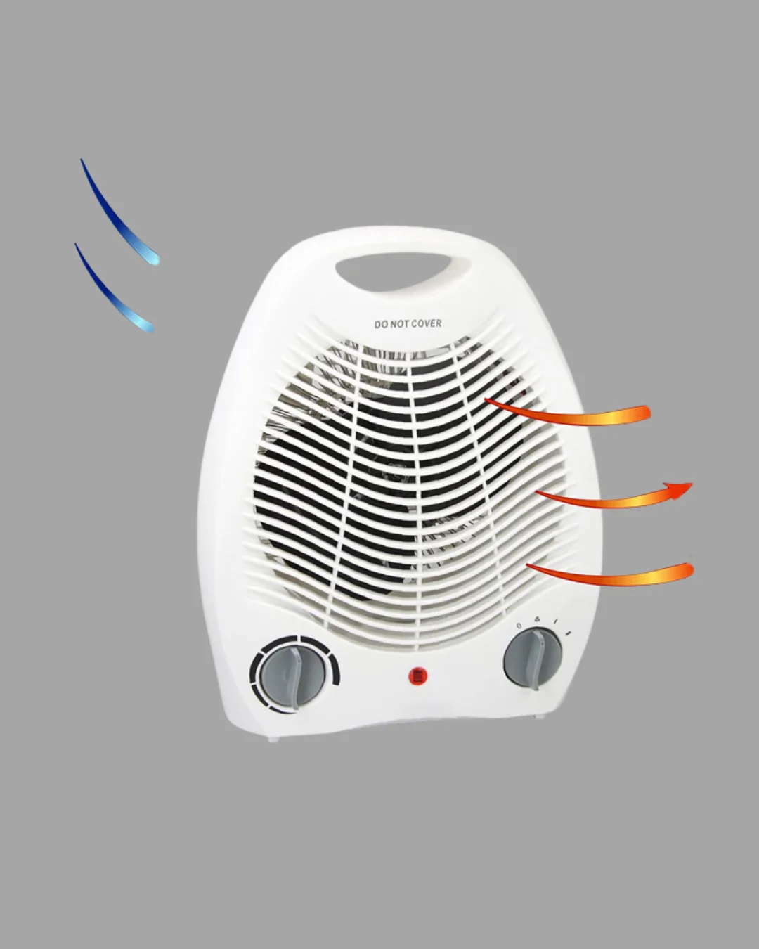 Mini Elektrikli Isıtıcı – 2000W Güç, Fanlı Isıtma, 3 Isı Modu