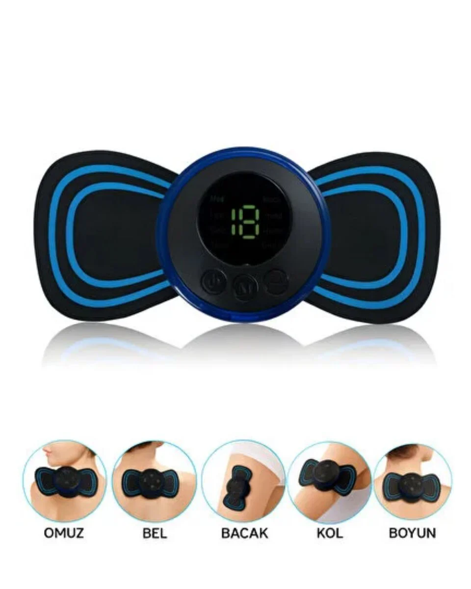 Mini EMS Masaj Cihazı - Elektronik Kas Uyarıcı Karın Kol Bacak İçin Spor Sonrası Rahatlama