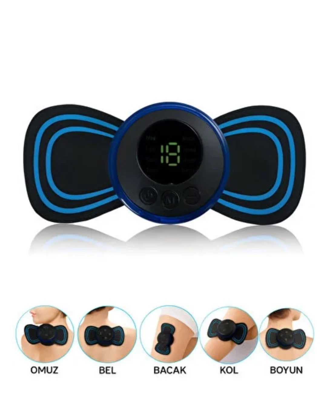 Mini EMS Vücut Masaj Cihazı Ayarlanabilir Seviye ve Zamanlayıcı