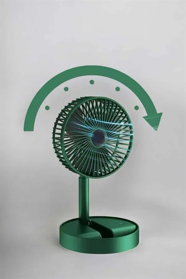 Mini Fan Soğutucu Telefon Tutucu Vantilatör - Katlanabilir Taşınabilir 3 Hızlı Soğutma