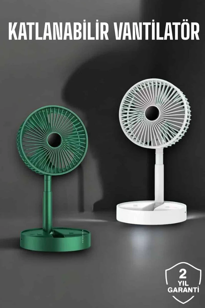 Mini Fan Soğutucu Telefon Tutucu Vantilatör - Katlanabilir Taşınabilir 3 Hızlı Mini Fan