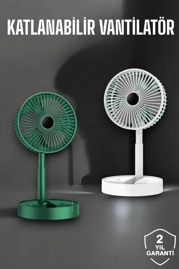 Mini Fan Soğutucu Telefon Tutucu Vantilatör - Katlanabilir Taşınabilir 3 Hızlı Soğutma