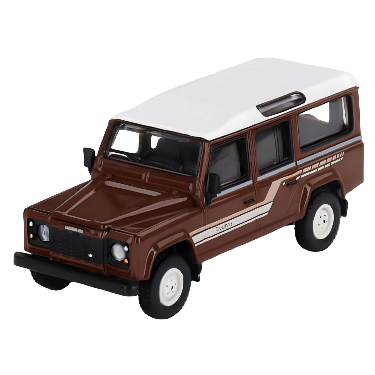 Mini GT 1-64 Land Rover Defender 110 1985 County Station Wagon Ru