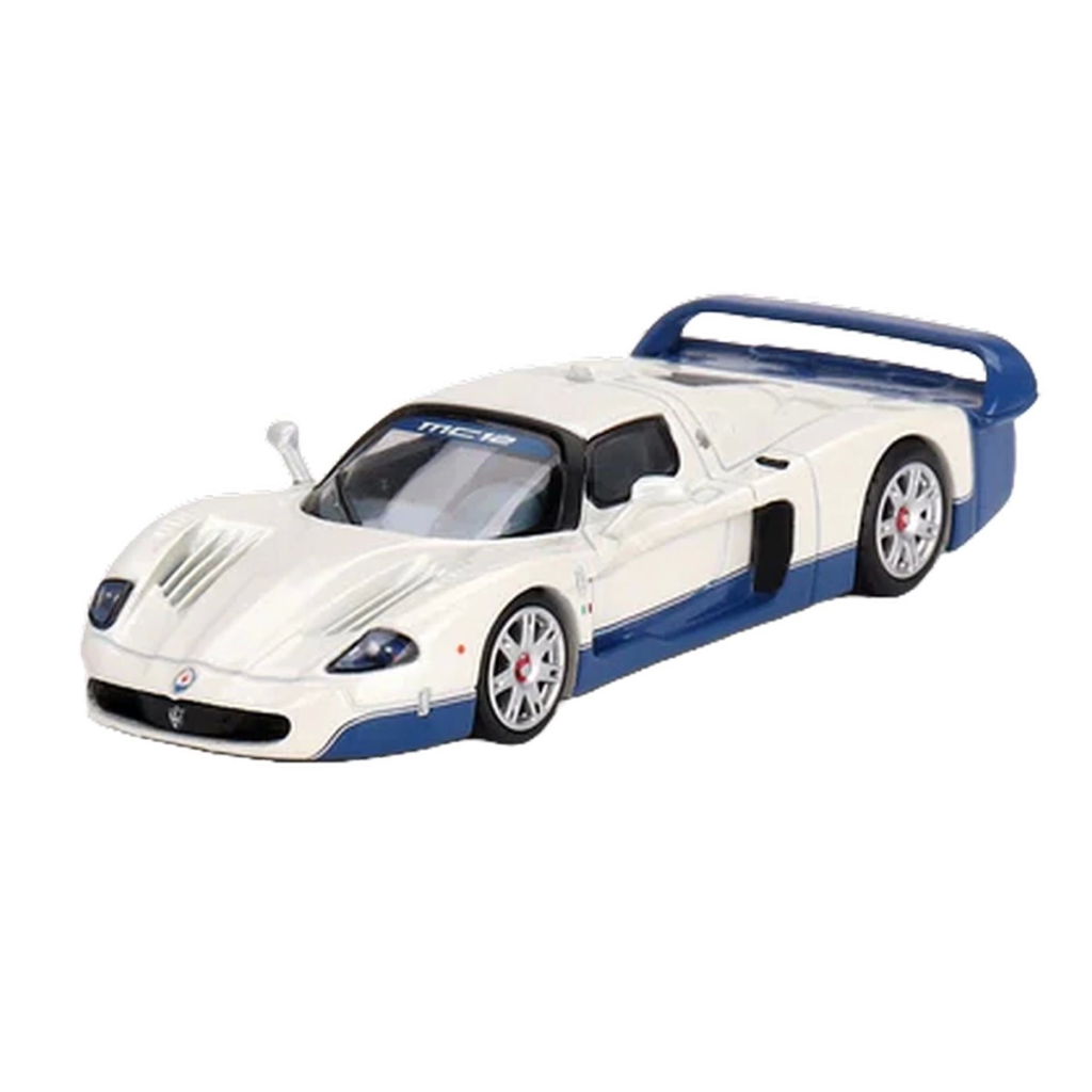 Mini Gt 1/64 BBR Maserati MC12 Stradale White Mini Gt 1/64 BBR Maserati MC12 Stradale White