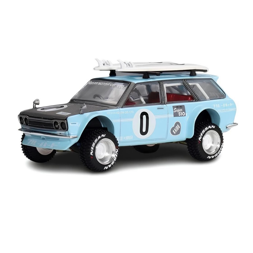 Mini GT 1/64 Datsun Kaido 510 Wagon 4x4 Winter Holiday Edition Mini GT 1/64 Datsun Kaido 510 Wagon 4x4 Winter Holiday Edition