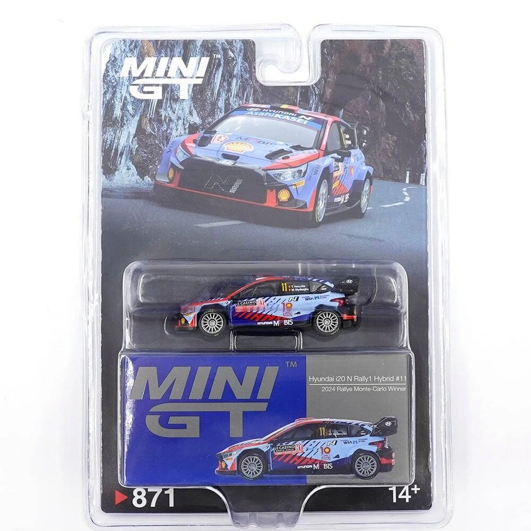 Mini GT 1/64 Hyundai i20 N Rally1 Hybrid 2024 Rallye Monte-Carlo