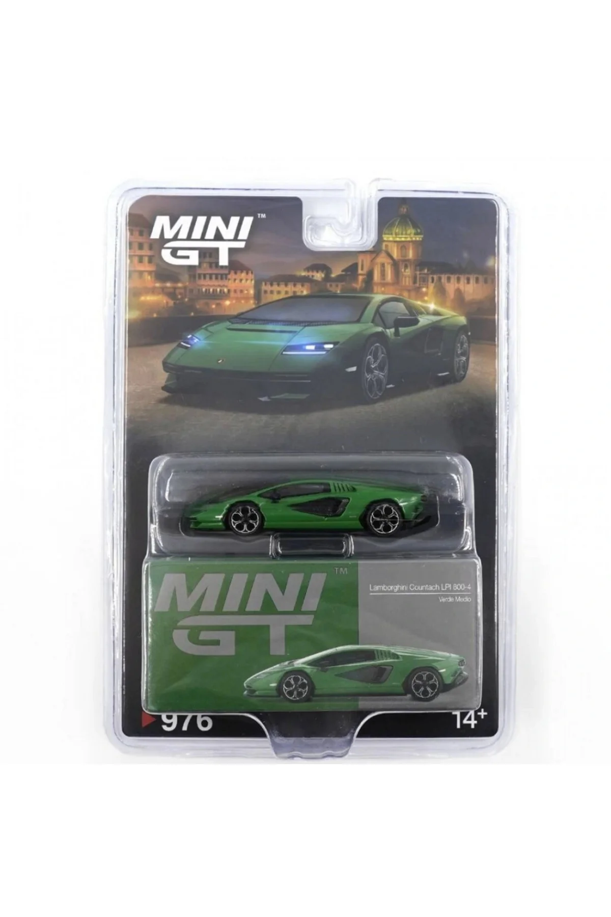 Mini GT 1/64 Lamborghini Countach LPI 800-4 Verde Medio - Blister Paket Fiyatı, Yorumları ve Özellikleri