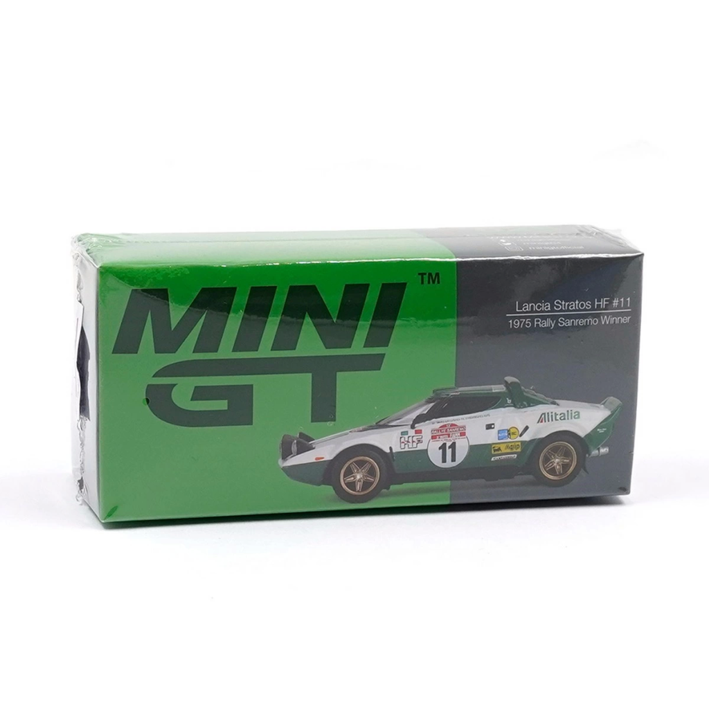 Mini Gt 1/64 Lancia Stratos HF 1975 Rally Sanmero Winner Mini Gt 1/64 Lancia Stratos HF 1975 Rally Sanmero Winner