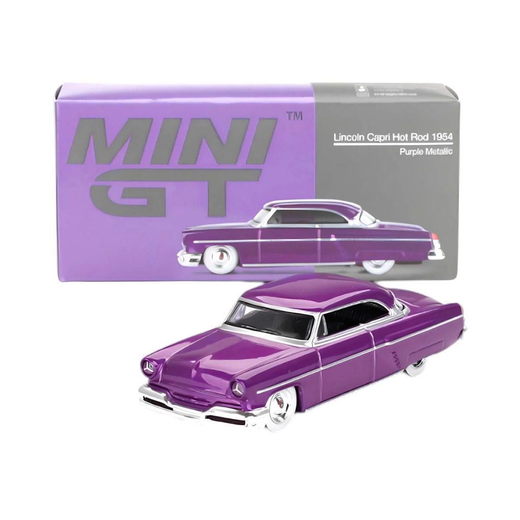 Mini Gt 1/64 Lincoln Capri Hot Rod 1954 Purple Metallic Mini Gt 1/64 Lincoln Capri Hot Rod 1954 Purple Metallic