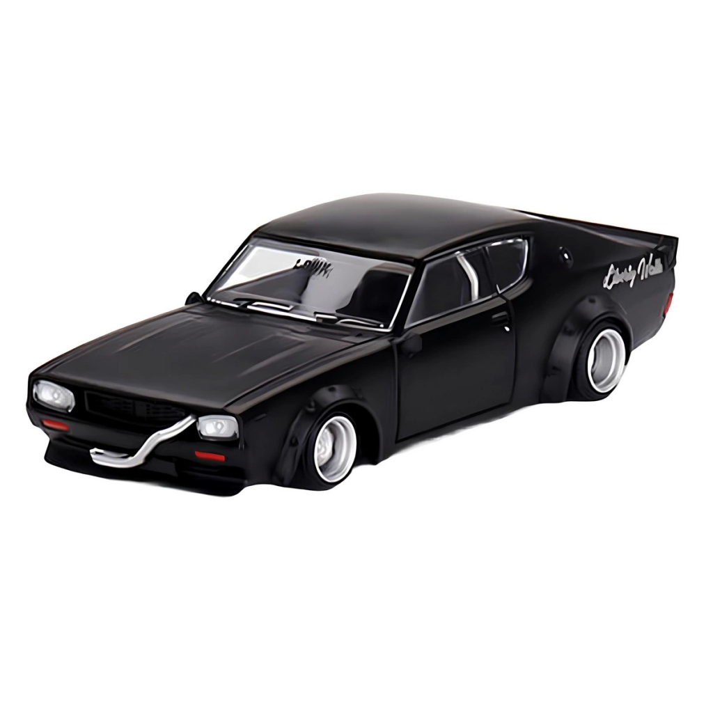 Mini GT 1/64 Nissan Skyline Kenmeri Liberty Walk Matt Black MGT00