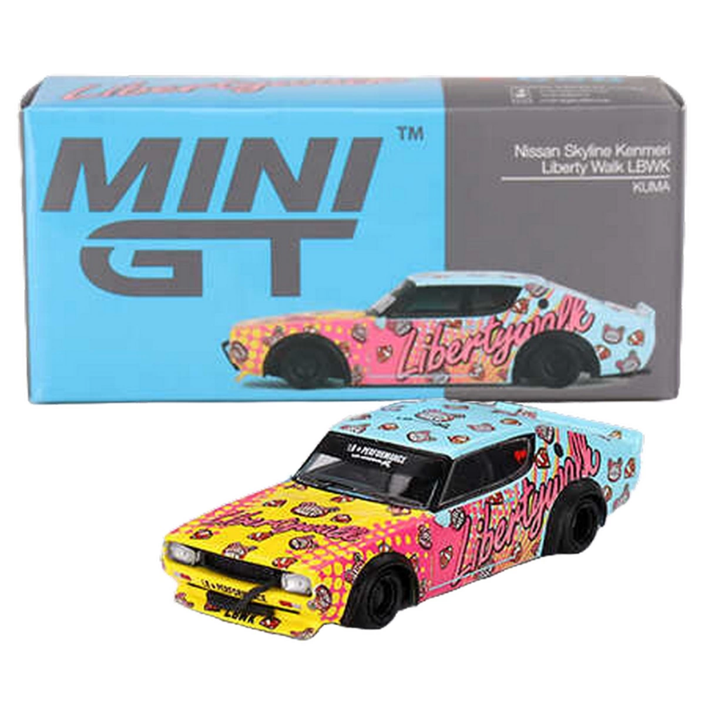 Mini Gt 1/64 Nissan Skyline Kenmeri Liberty Walk LBWK KUMA Mini Gt 1/64 Nissan Skyline Kenmeri Liberty Walk LBWK KUMA