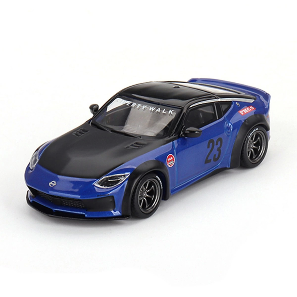 Mini Gt 1/64 Nissan Z LB Nation WorSerian Blue Mini Gt 1/64 Nissan Z LB Nation WorSerian Blue