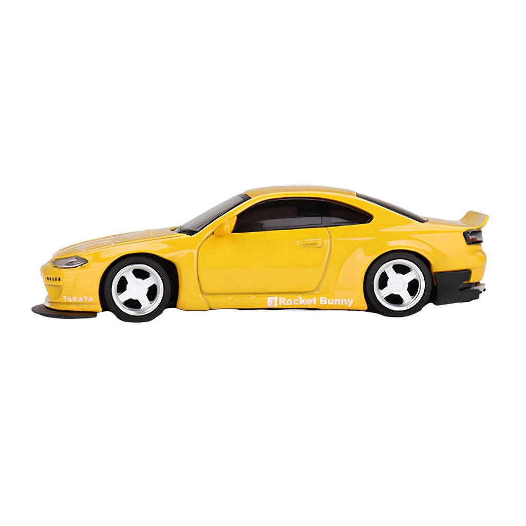 Mini GT 1/64 Nissan Silvia (S15) Rocket Bunny Bronze Yellow MGT00