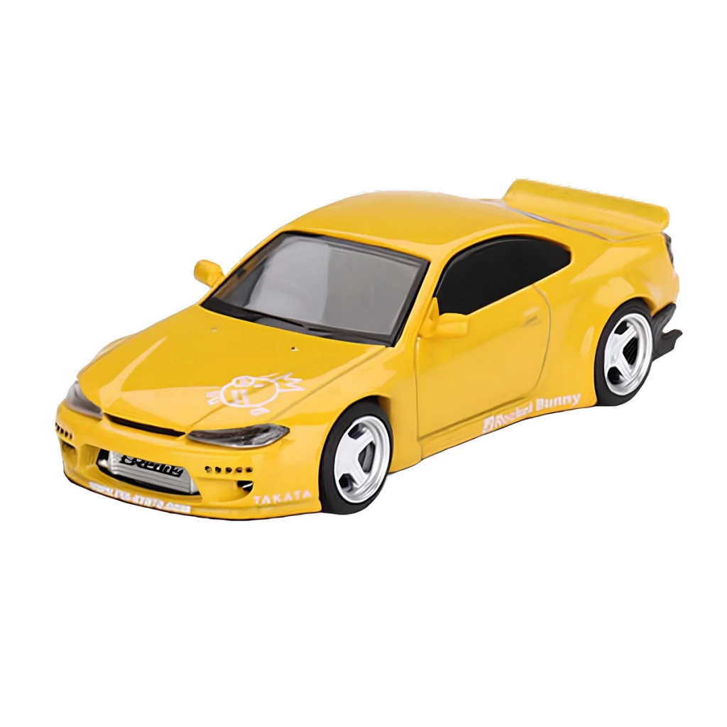 Mini GT 1/64 Nissan Silvia (S15) Rocket Bunny Bronze Yellow MGT00