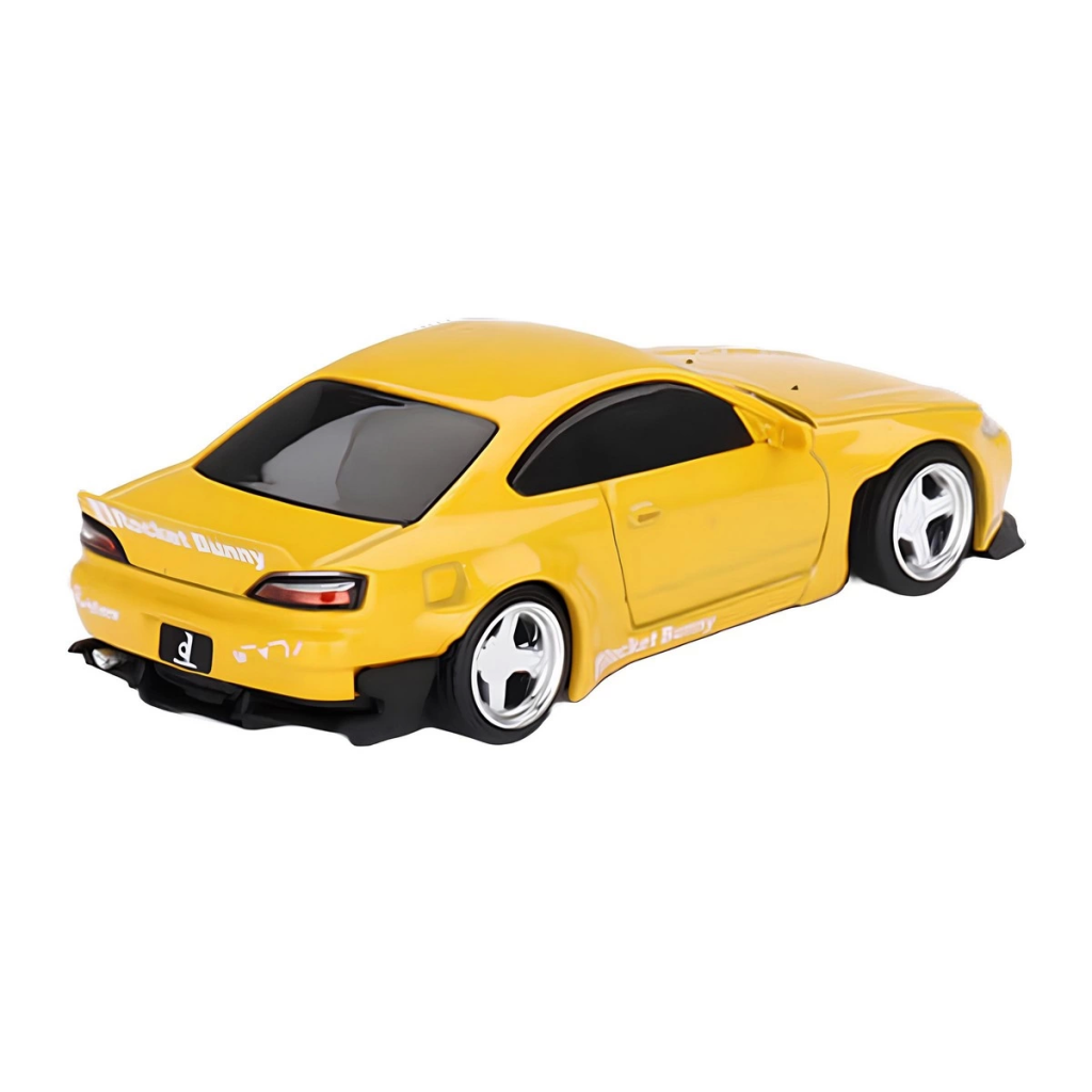 Mini GT 1/64 Nissan Silvia (S15) Rocket Bunny Bronze Yellow MGT00