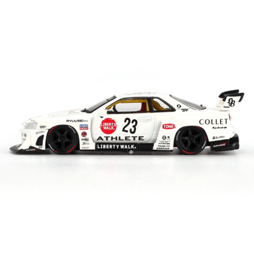Mini GT 1/64 Nissan LB-ER34 Super Silhouette ATHLETE/COLLET Blist