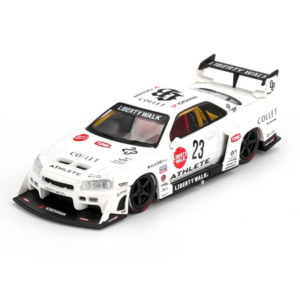 Mini GT 1/64 Nissan LB-ER34 Super Silhouette ATHLETE/COLLET Blist