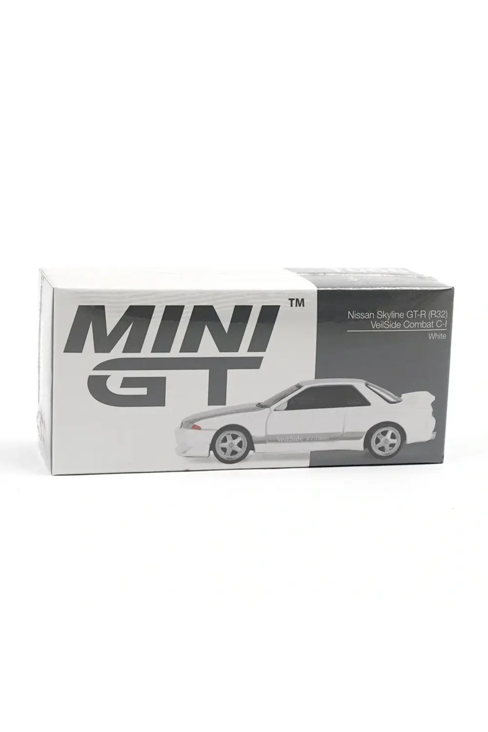 Mini GT 1/64 Nissan Skyline GT-R (R32) VeilSide Combat C-I White Mini GT 1/64 Nissan Skyline GT-R (R32) VeilSide Combat C-I White