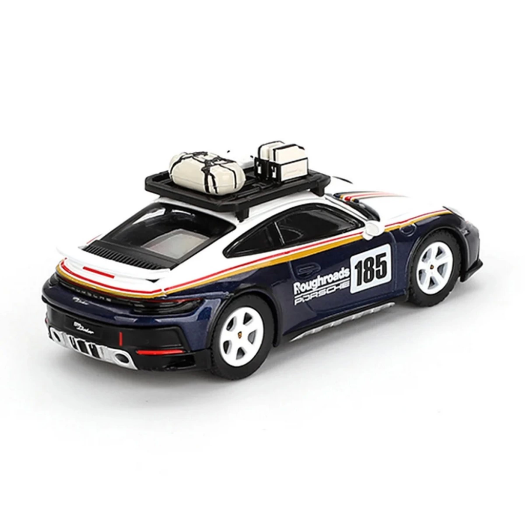 Mini GT 1/64 Porsche 911 Dakar Rallye Design Package White/Gentia Mini GT 1/64 Porsche 911 Dakar Rallye Design Package White/Gentia