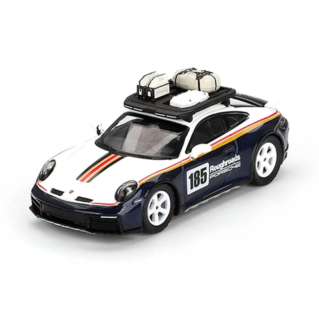 Mini GT 1/64 Porsche 911 Dakar Rallye Design Package White/Gentia Mini GT 1/64 Porsche 911 Dakar Rallye Design Package White/Gentia