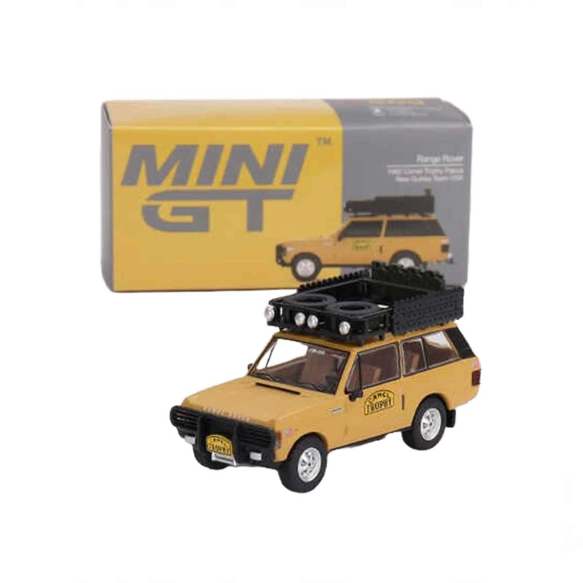 Mini GT 1:64 Range Rover 1982 Camel Trophy Papua New Guinea Team