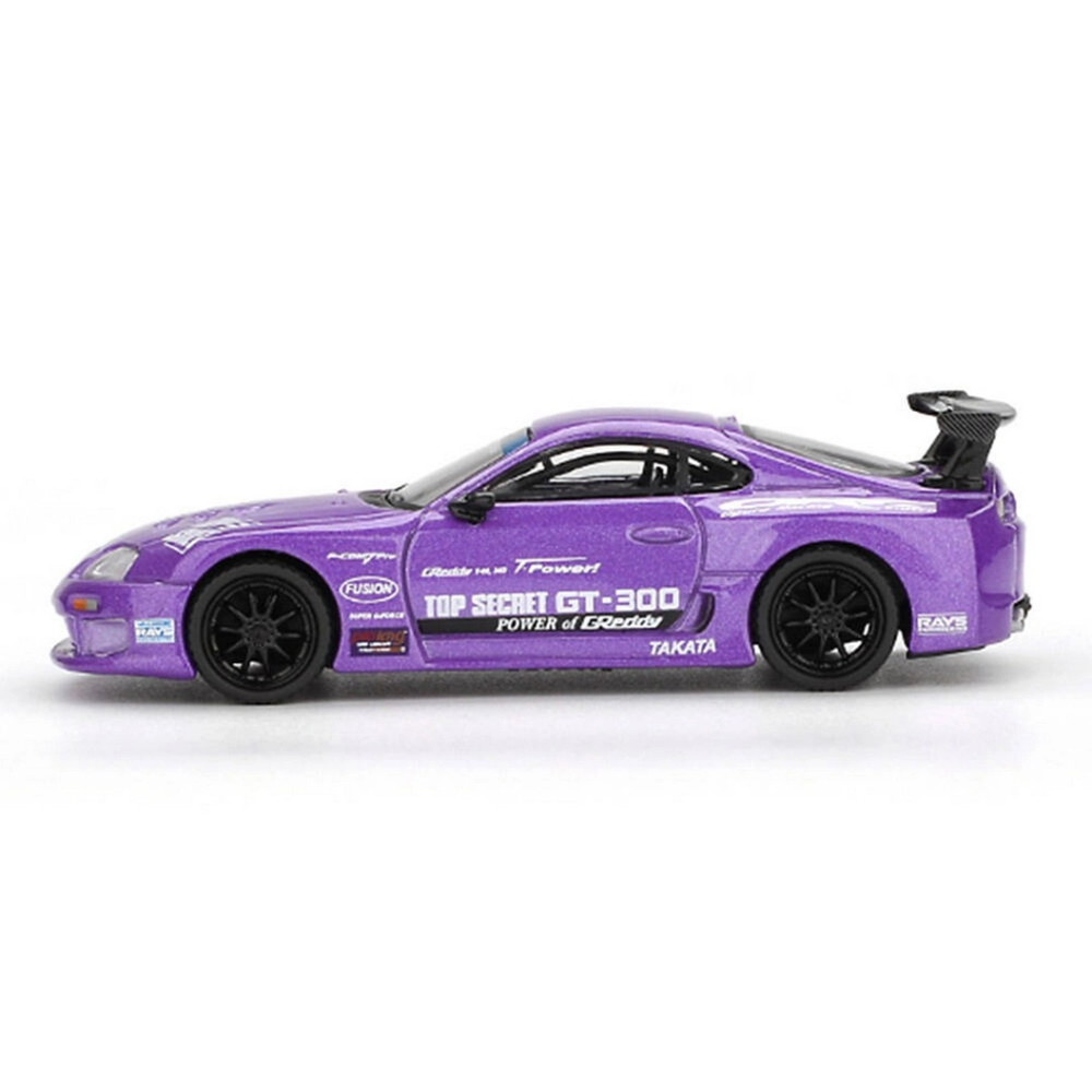 Mini GT 1/64 Toyota Supra (A80) Top Secret GT-300 Top Secret Purp Mini GT 1/64 Toyota Supra (A80) Top Secret GT-300 Top Secret Purp