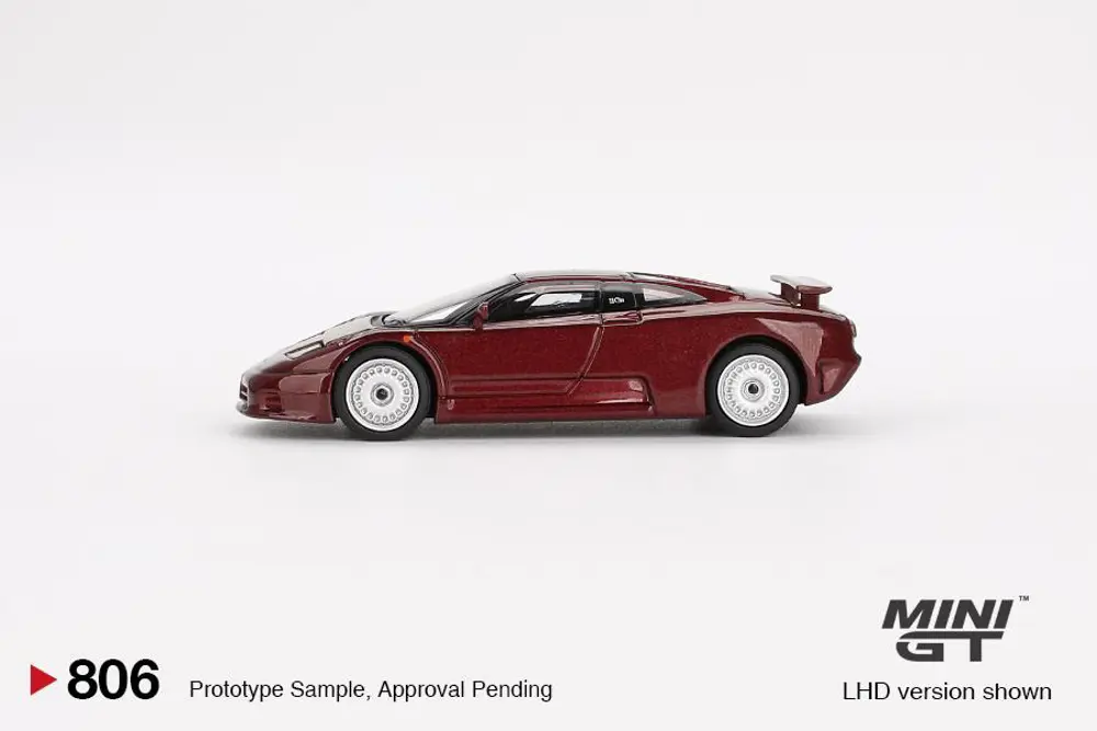 Mini Gt Bugatti EB110 GT Dark Red Metallic 806