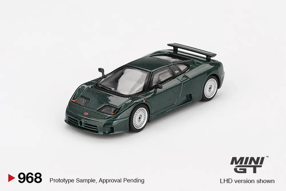 Mini GT Bugatti EB110 GT Verde Scuro 968