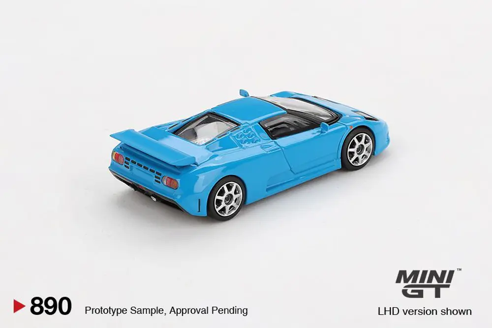 Mini GT Bugatti EB110 Super Sport Blu Bugatti 890
