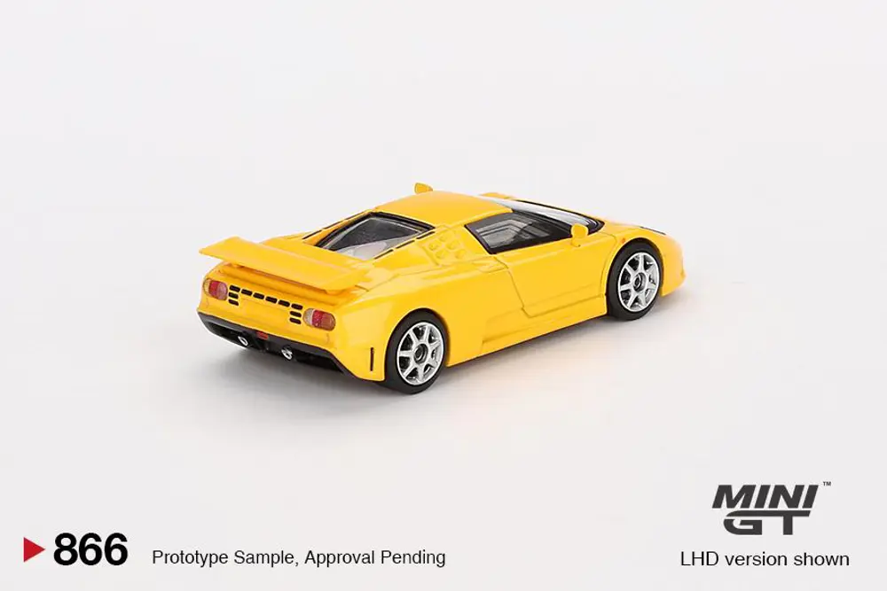 Mini GT Bugatti EB110 Super Sport Giallo Bugatti 866