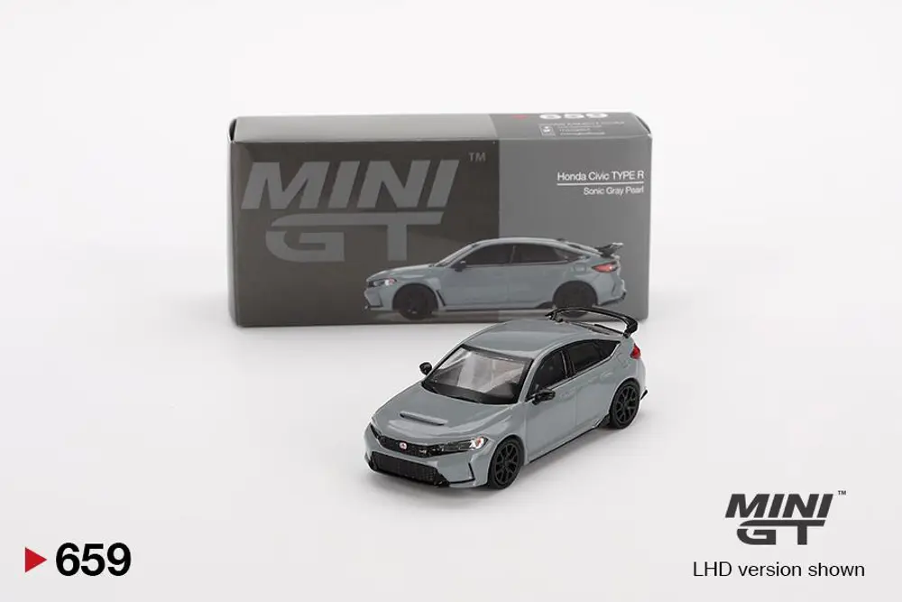 Mini GT Honda Civic Type R Sonic Gray Pearl 2023 659