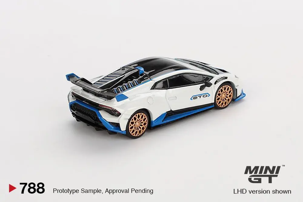 Mini GT Lamborghini Huracán STO Bianco Asopo 788